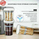1PC Telescopic Vacuum Food Storage Tank Compression Sealed Cup Plastic New N6R9