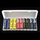18650 Battery Storage Case Box Organizer Holder for10 x18650 Batteries Holder