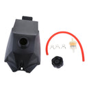 Black Gasoline Fuel Tank w/ Cap + Red Hose 12 inch + Fuel Filter for 47cc 49cc