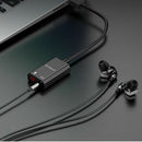 Drive-free Dual Channels USB Audio Adapter External Stereo Sound Card
