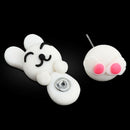 Rabbit Lovely Women Earrings Polymer Clay Cartoon Cute Handstand Ear Stud Gift