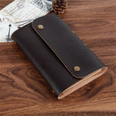 Retro A6 Notebooks Leather Paper Notebook Agenda Diary Journal Office Schoo O9B5
