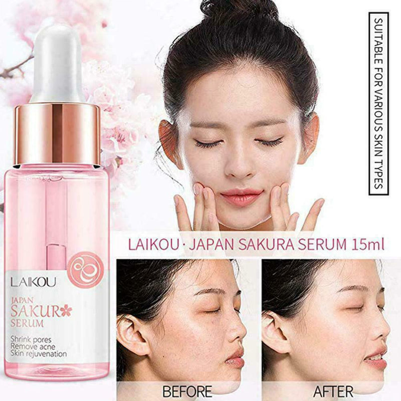 15ml Sakur Hyaluronic Acid Pores Shrinking Essence Tightening Control Oil I9F6