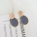 Enamel Retro Irregular Geometric Dangle Drop Earrings Women Girl Jewelry Gif: Gw