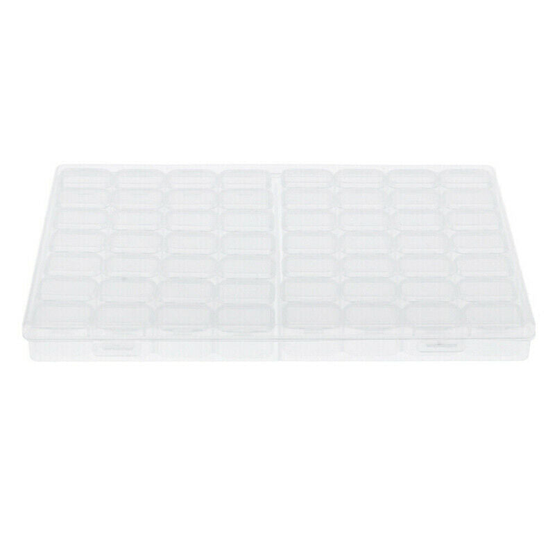 56 Compartments Jewelry Storage Box Nail Art Rhinestone Organizer Container Case