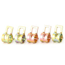 50Pcs Spring Clip 7mm Inner Diameter Car Water Hose Oil Tube Clamp Fastener 3c