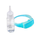 1 Set Outdoor Hand Dispenser Bracelet with Empty Squeeze Bottle (Blue) A