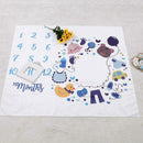 Cute Cartoon Baby Photography Blanket Calender Backdrop Cloth Photo Grops A