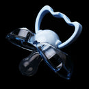 2 pcs Portable Newborn Kids Dummy Pacifier Baby Silicone Teether Nipple