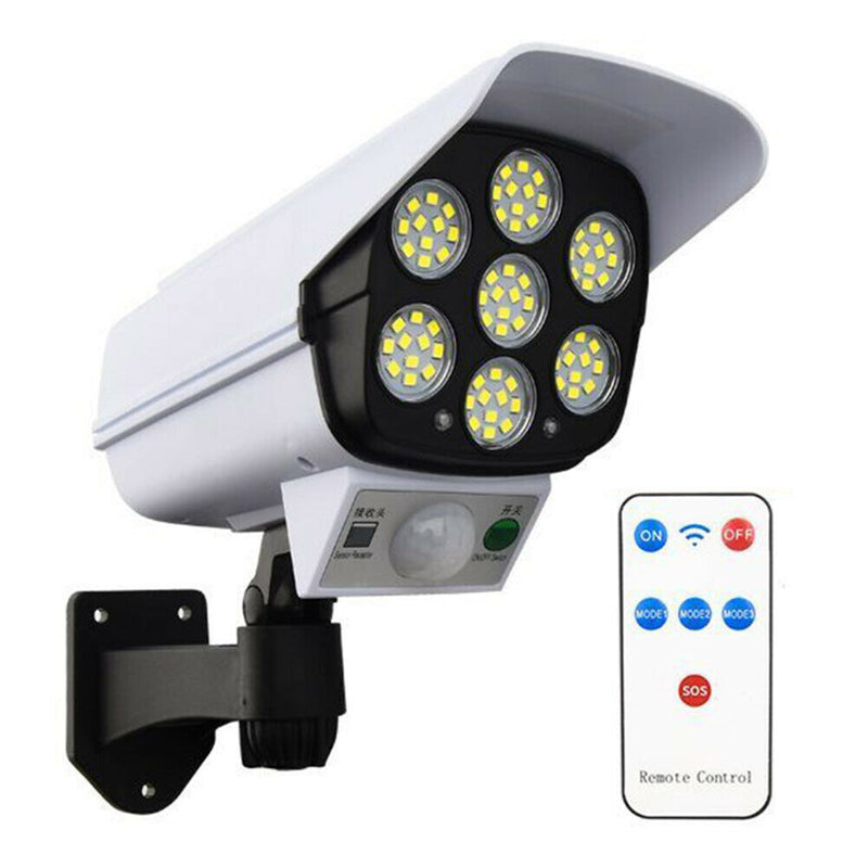 3 Modes 77 LED Solar Wall Lamp PIR Motion Sensor Waterproof Street Light