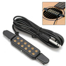 Black Classic Acoustic Guitar Pickup Transducer Amplifier Soundhole Pickup vcx