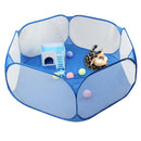 Foldable Pet Fence Game Safe Playpen Animal Cage for Hamster Guinea Pig