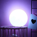 Silicone Moon Lamp White LED Night Light Home Bedroom Decoration Kids Gift