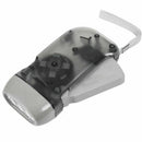 3 LED Dynamo Wind Up Flashlight Torch Light Hand Press Camping grey I2Q8