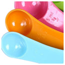 5x Plastic spoon Kitchen Baking spoon Measure Tools in Different Sizes Mult