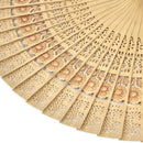 Ladies Wooden Sandalwood Hand Fan Wedding/ Birthdays Partys
