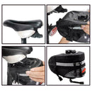 Bike Seat Saddle Bag Bicycle Rear Tail Strap-On Pouch Large W0I9 NEW A4E5 O6P7
