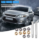 2pcs Door Hinge Pins with 8 Bushings + 2 Nuts for Ford Mustang Lincoln Aviator