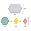 4Pcs Innovative Color Geometric Storage Tray Removable Fruit Plastic Combin N1Q4
