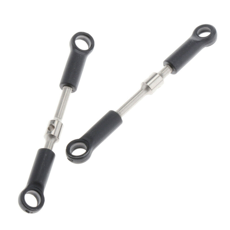 6 Pieces Metal Steering Linkage Pull Rods for Wltoys 144001 1/14 RC Buggy