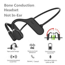 Wireless Open Ear Bone Conduction Headset Stereo Headphone Sport Black Earphone