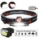 USB Rechargeable LED Headlamp Headlight Head Light Torch Flashlight Waterproof