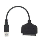 USB 3.0 to SATA 22 Pin 2.5Inch Hard Disk Driver SSD Adapter Cable Converter