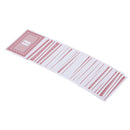1* Poker Red 100% PLASTIC Texas Poker Size Playing Cards New