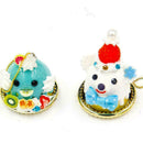 DIY homemade cake finished jewelry pendant random blind bag ice cup cake go G8C7