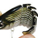 6 Segments Fishing Lure 6Cm/10G Jointed Minnow Artificial Hard Bait Treble  Z2O9
