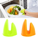 Home Kitchen Heat Resistant Silicone Glove Grip Oven Pot Holder Baking BBQ BX
