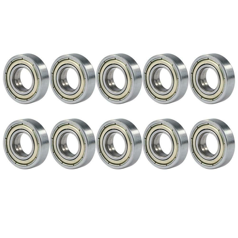 10pcs 10x22x6mm Deep Groove Pulley Wheel 61900zz Carbon Steel Ball Bearing