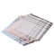 10X Men Handkerchiefs Square Decorative Suits Grid Cotton Plaid Pocket Hanky