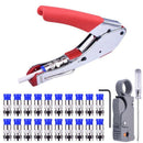 Compression Tool Kit Rg59 Rg6 Coax Crimping Tool Double Blades Coaxial Cabl