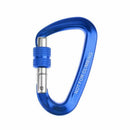 12KN Screw carabiner Aluminum alloy D-shape Hook Loop Lock for Mountaineeri