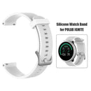 Silicone Sport Wrist Strap Watch Band w/Buckle for Polar Ignite L (White) A