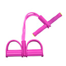 Fitness Pilates Sit-up Pedal Rally TPE Tension Resistance Band Pull Rope A