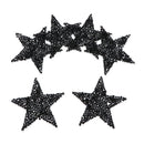 6pcs Star Rhinestone Hot Melt Adhesive Patch Iron on Applique Clothes Decor