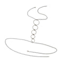 Adjustable Metal Bikini Bralette Harness Necklace Crossover Body Chain Bra Lady