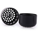 Black Portable Convenient Hair Dryer Diffuser Magic Wind Spin Detachable Dr