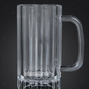 2Pcs Clear Acrylic Shatterproof Home Durable Plastic Drinking Beer Mug 650ml