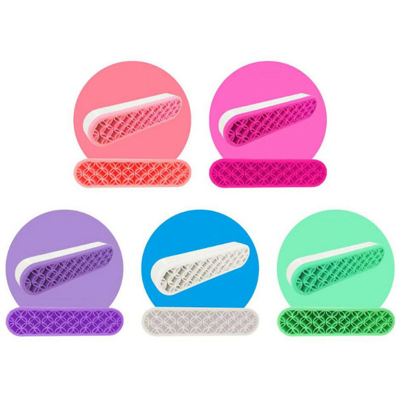 Silicone_Flower Shape Makeup Brush Organizer/Holder Lipstick Holder Case_Storage