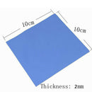 New 100mm*100mm*2mm GPU CPU Heatsink Cooling Conductive Silicone Thermal Pad