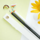 2Pcs Rainbow Pencils Drawing Painting Pencils Stationery Black and White Deluxe