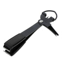 2x Multi-Functional Fishing Line Nipper Cutter Quick Nail Knot Tying Tool Black
