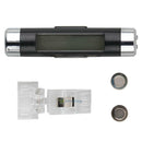 Car Blue LCD Clip-on Digital Backlight Automotive Thermometer Clock Calendar NEW