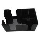 Bar Caddy, Black, Plastic Bar paper straw suction box F7D8