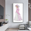 DIY Full Round Diamond Painting Dress Lady Handmade Picture Crafts (A1702)