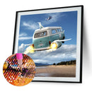 DIY Full Drill Diamond Painting Vehicle Cross Stitch Embroidery Kit Mosaic