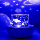 Stars Starry Sky LED Night Light Projector Moon Novelty Table Night Lamp Ba